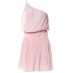 Ramy Brook light pink one shoulder mini dress bought from The RealReal